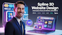 design spline 3d animation interactive website 3d model 3d logo threejs webgl