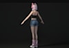 hyper real 3d virtual human,web,app,glb ai character,readyplayer me avatar model