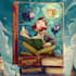 create cartoon book cover
