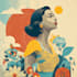 draw old retro distressed comic illustration