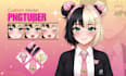 draw custom pngtuber character model for streaming