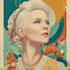 make vintage retro poster illustration