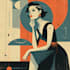 draw retro vintage style illustration