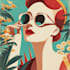 draw old retro distressed comic illustration