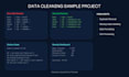 clean, format and preprocess excel and CSV data