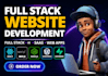 build a custom ai powered website as your saas frontend and backend developer