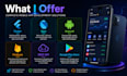 develop a professional hybrid mobile app using flutter