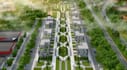buildup industrial building, industrial facility remodel,render master site plan