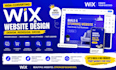 create wix website, redesign wix website, fix wix issues and wix landing page