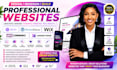 build custom divi wordpress woocommerce wix landing page website design redesign