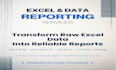 clean, structure and fix messy excel data for reporting and analysis