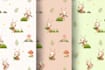 create cute baby nursery seamless patterns
