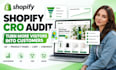 audit your shopify store and optimize it for higher conversions and sales