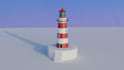 create low poly 3d environment and props in blender