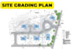 design site grading plan using autocad, site plan, drainage plan, utility plan