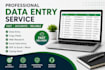 do accurate data entry, copy paste, and typing work