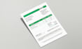 design professional invoice, receipt and letterhead