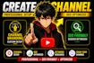 create and setup a professional youtube channel