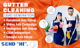 gutter cleaning leads, gutter cleaning facebook ads, google ads, video ads