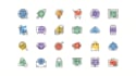 design modern custom icon packs for apps and websites