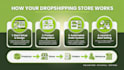 setup automated dropshipping shopify store website