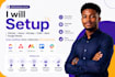 setup clickup asana monday trello slack dropbox google sheets