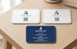create clean minimal business card design