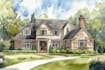 watercolor a house portrait