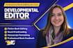 developmental editor fiction book editing novel proofread formatting