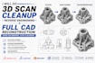 do 3d scan cleanup, reverse engineering and full cad reconstruction