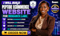 build peptide ecommerce website for research labs