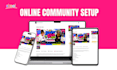 setup skool online community circle so community setup skool online course