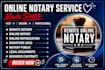 perform UK US online notary, usps form 1583, notarize legal document, UK notary
