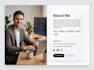 create a modern responsive portfolio website