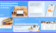 design a modern pitch deck and business presentation