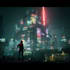 make a futuristic cyberpunk city