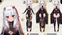 design live2d vtuber avatar, vtuber model with rigging
