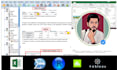 do excel data cleaning and formatting, data analysis, and statistical analysis