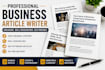 professional business articles and blog posts