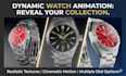 create a cinematic 3d luxury watch animation video