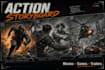 create action packed storyboard sequences for movies and trailers