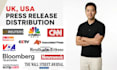 do UK,USA press release distribution and yahoo finance