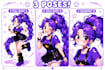 design vtuber model, 2d character design, pngtuber avatar for streamers