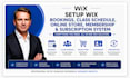 setup wix bookings class schedule online store membership subscription system