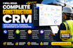 setup construction CRM with telephony, payments, automation and API integration
