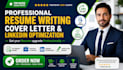 write ats optimized resume CV and cover letter