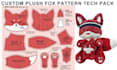 create plush sewing pattern, ready for manufacturing step by step instructions