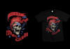 do vintage custom skull logo and illustration