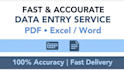 do fast and accurate data entry