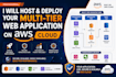 host and deploy your multi tier web application on AWS cloud for startups